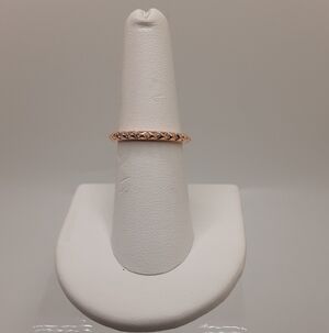 Authentic Pandora ME 14K Rose Gold Plated Pyramid Ring Size 7 - NWT